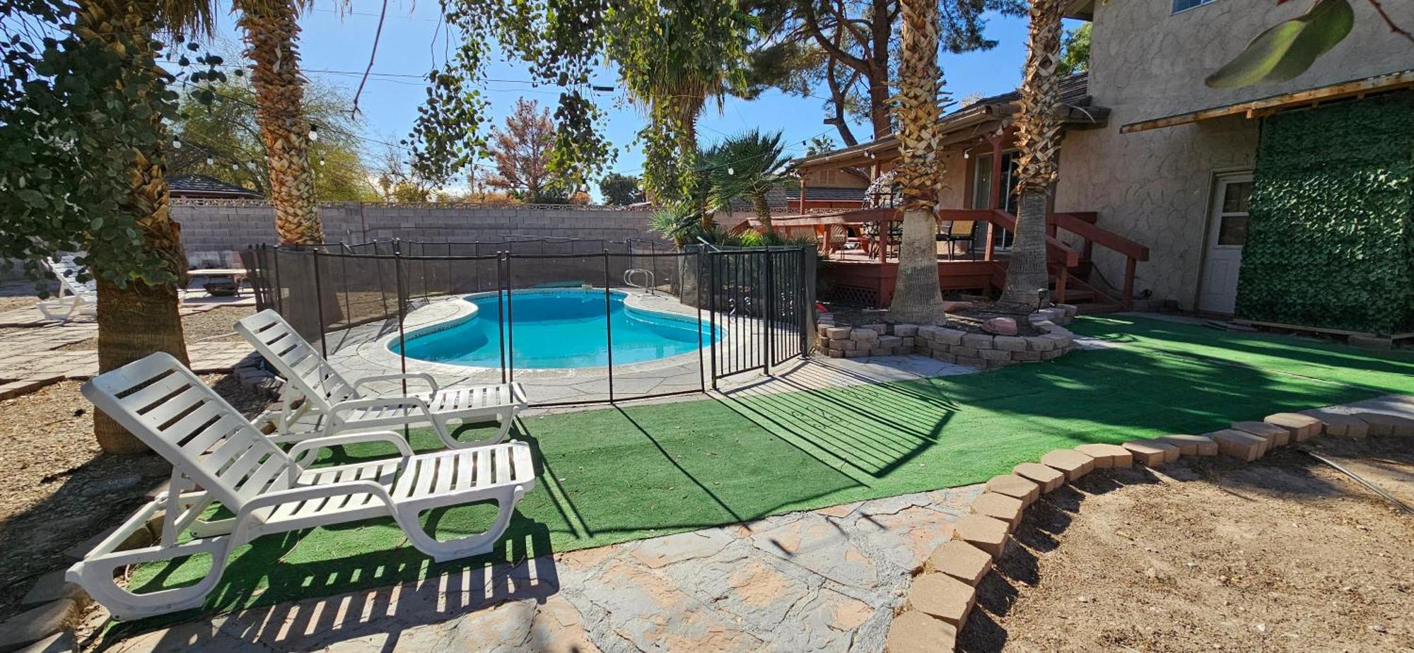 Rustic Warm Fireplace 5 Room Sleeps 16 Las Vegas Bagian luar foto